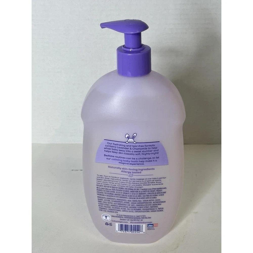 Baby Magic CALMING BABY LOTION Lavender & Chamomile Scent BIG 30 fl oz With Pump
